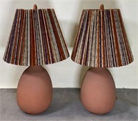 PAIR MONUMENTAL TABLE LAMPS
