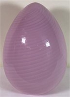 LARGE VETRI MURANO ART GLASS EGG LAMP