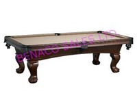1X, NEW 7" LINCOLN 'ANTIQUE WALNUT' POOL TABLE