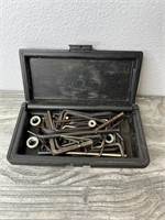 Plastic Box of Assorted Allen Wrenches