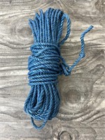 Length of Blue 1/4" Polyester Rope