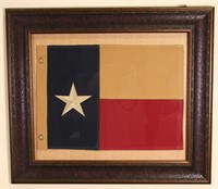 FRAMED TEXAS LONE STAR STATE FLAG