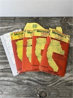 Lot of Assorted Metzkers Maps, Some Washington