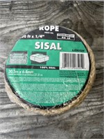 Another New Roll 100' x 1/4" Sisal Rope