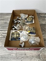 Bag of Assorted Angle Valves and Other Plumbing