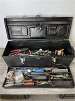 Large Contico Tool Box with Assorted Tools