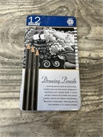 12 Shades Drawing Pencils, Complete Set