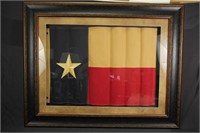 FRAMED WAVY TEXAS FLAG