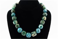 Marbled Blue Jasper Necklace