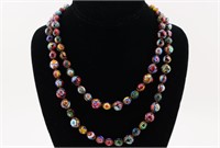 Colorful Venetian Glass Beaded Necklace