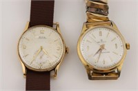 Nivia & Helbros Watches. 14K Gold