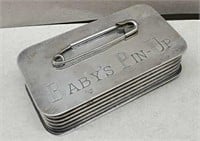 Old Baby Safety Pin Up Box