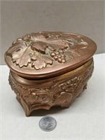 Jewelry Casket Rare With Grapes