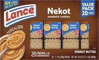 Lance Nekot Peanut Butter Sandwich Cookies