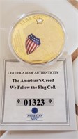 The American's Creed Coin #01323