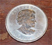 2013 CANADA SILVER $5 ELIZABETH II COIN