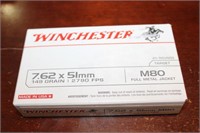 WINCHESTER 7.62X51MM M80 149GR FMJ