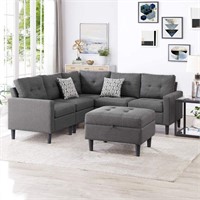 Modular Sectional Corner Sofa- GRY