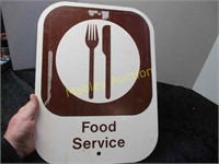 FOOD SERVICE SIGN