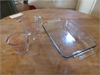 3pc Glass Baking Set