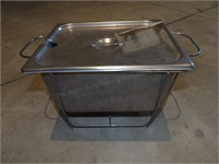 Roasting pan with lid & warming rack