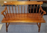 Solid Wood Bench, 46'' Long