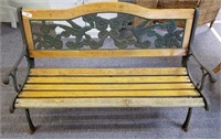 50'' Cast Iron Park Bench