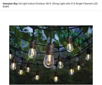 (2) 48ft Hampton Bay  LED String Lights