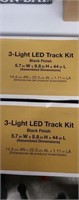 (2)  Hampton Bay 3 Light LED Track Light Kits