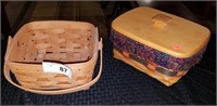 2 Longerberger Baskets