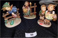 3 Goebel Figurines