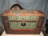 ANTIQUE TRUNK WITH CONTENTS