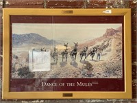 ‘Dance of the Mules’ by Dan Taylor Framed Print