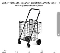 Costway Folding Shopping Utility Cart