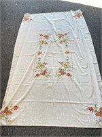 Cross-stitch Tablecloth 85” x 58”