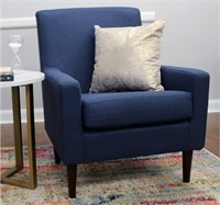 NEW Kingley  Blue Accent Chair