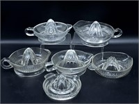 (6) Glass Juicers 8” and Smaller