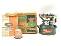 Coleman Sportster Stove 502-700 With Box, Funnel,