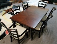 Solid Cherry Dining Room Table and 6 Chairs