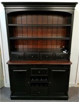 Solid Cherry Lighted China Cabinet