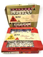 Vintage Christmas Lights - Ritz Blue and Pink