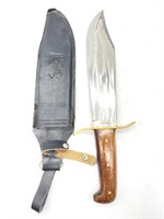 Knife Marked ‘Pakistan’ 10” Blade with Sheath