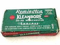 (20) Rounds 30-30 Remington Xleanbore