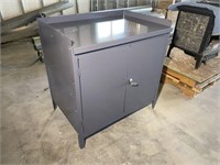 Metal Storage Cabinet (no keys)