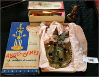 Vintage Angel Chimes, Lucky Bird, Mickey Mouse