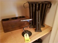 GROUP OF VINTAGE CANDLE MOLDS
