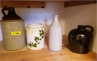 ASSORTED CROCKS AND JUGS