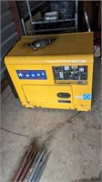 9000 watt deisel generator, runs great, would