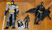 Lot of (5) action figures. Silver batman approx
