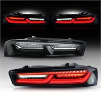 Smoked & Clear Tail Lights for 16-18' Camaro Coupe